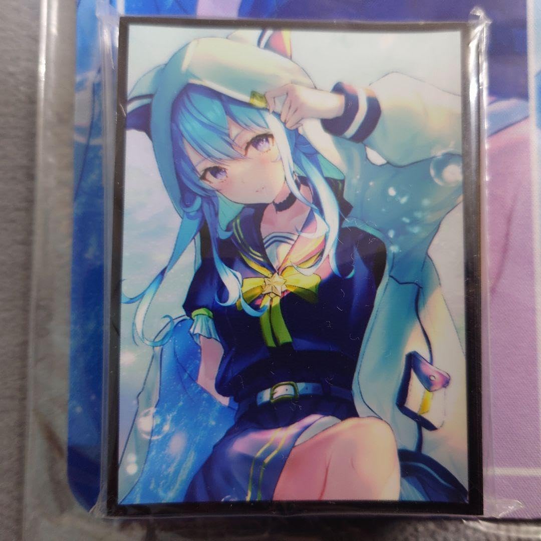 α1 ホロライブ フードをかぶる&制服 星街すいせい スリーブ&プレイマット α1 ホロライブ フードをかぶる&制服 星街すいせい スリーブ